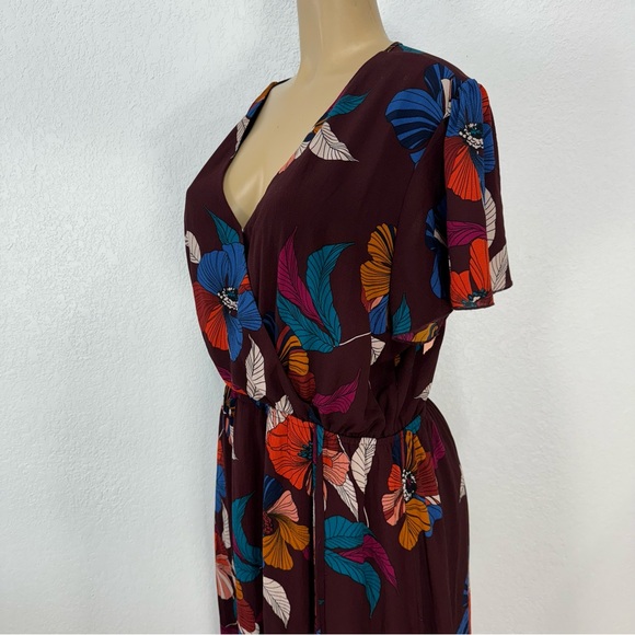 Maurice’s Missy modest wrap dresses multicolor maxi dress size XXL - Picture 7 of 16